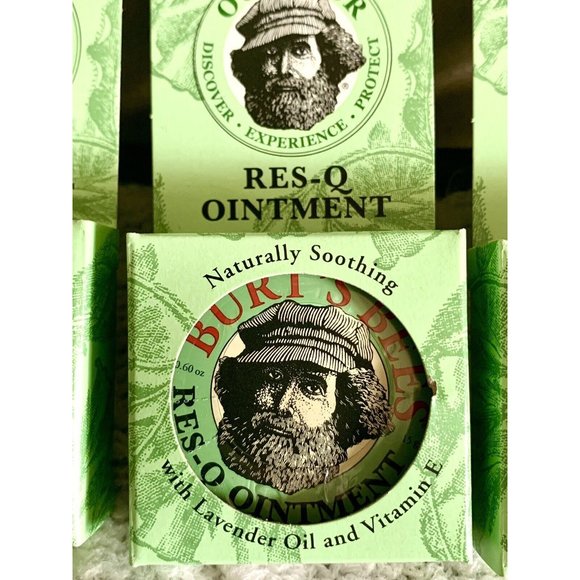 Burt's Bees Res-Q Ointment 0.6 oz 5 pack lot Natural Lavender Vitamin E NIB - Picture 3 of 9